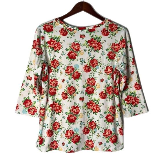 The Pioneer Woman Floral Print with 3/4 Sleeve Top. New! - Picture 2 of 4